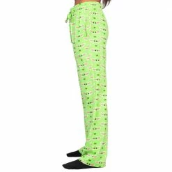 TVStoreOnline Star Wars Baby Yoda And Frogs Pajamas Green Lounge Pants