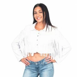 TVStoreOnline NEW ARRIVALS Sloane Halloween Costume White Jacket Western Outfit Ferris Cosplay