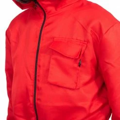 Costume Agent Squid Costume Red Jumpsuit With Mask Belt And Gloves Halloween Cosplay Squid Game 13 Costume Agent Squid Costume Red Jumpsuit With Mask Belt And Gloves Halloween Cosplay Squid Game