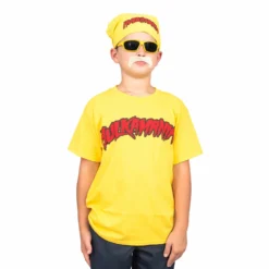 Costume Agent NEW ARRIVALS Hulkamania Costume Complete Set Youth Halloween Set