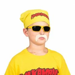 Costume Agent NEW ARRIVALS Hulkamania Costume Complete Set Youth Halloween Set