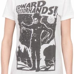 Ripple Junction Edward Scissorhands Retro Poster Juniors Tee Shirts / Tops
