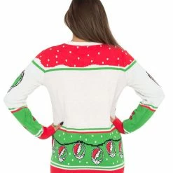 Ripple Junction Grateful Dead Bears And Ornaments Christmas Sweater MUSIC