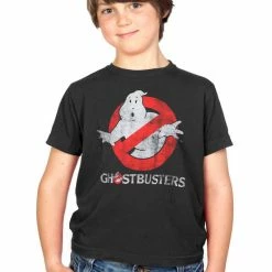 Mad Engine Ghostbusters Faded Logo To Go Youth T-shirt