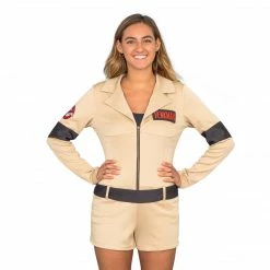 Vendor-unknown Ghostbusters Womens Sexy Costume With 4 Interchangeable Name Patches MOVIES 7 Vendor-unknown Ghostbusters Womens Sexy Costume With 4 Interchangeable Name Patches MOVIES