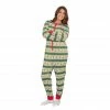 MJC Grinch Family Faces Christmas Adult Pajama Union Suit