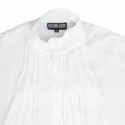 Costume Agent Shirts / Tops Halloween Costume Jerry Puff White Buttom Up Shirt 8 Costume Agent Shirts / Tops Halloween Costume Jerry Puff White Buttom Up Shirt