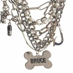 Bioworld Harley Quinn Birds Of Prey Bruce Choker Charm Necklace