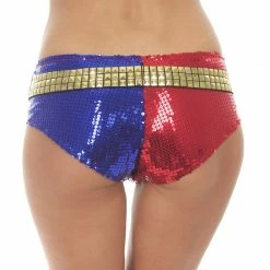 Underboss Harley Quinn DELUXE Sequins Panty Underwear