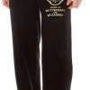 Vendor-unknown Harry Potter Hogwarts Crest Black Lounge Pants MOVIES