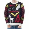 Junk Food Harry Potter Owl Deathly Hallows Sign Ugly Christmas Sweater Sweaters & Sweatshirts
