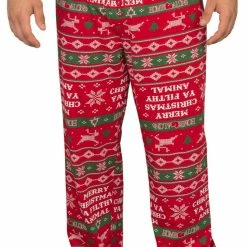 Briefly Stated Pajamas / Underwear Home Alone Merry Christmas Ya Filthy Animal Lounge Pants