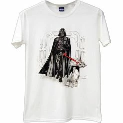 Mad Engine Darth Vader Through Hallway Walking At-At Dog T-shirt Shirts / Tops