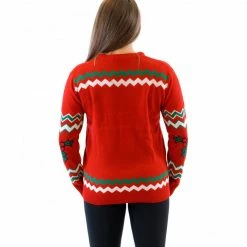Costume Agent Sweaters & Sweatshirts Let's Get Elfed Up Drunken Elves Ugly Christmas Xmas Sweater