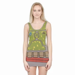 Mighty Fine Tank Tops I Am Boba Fett Costume Tank Top Shirt