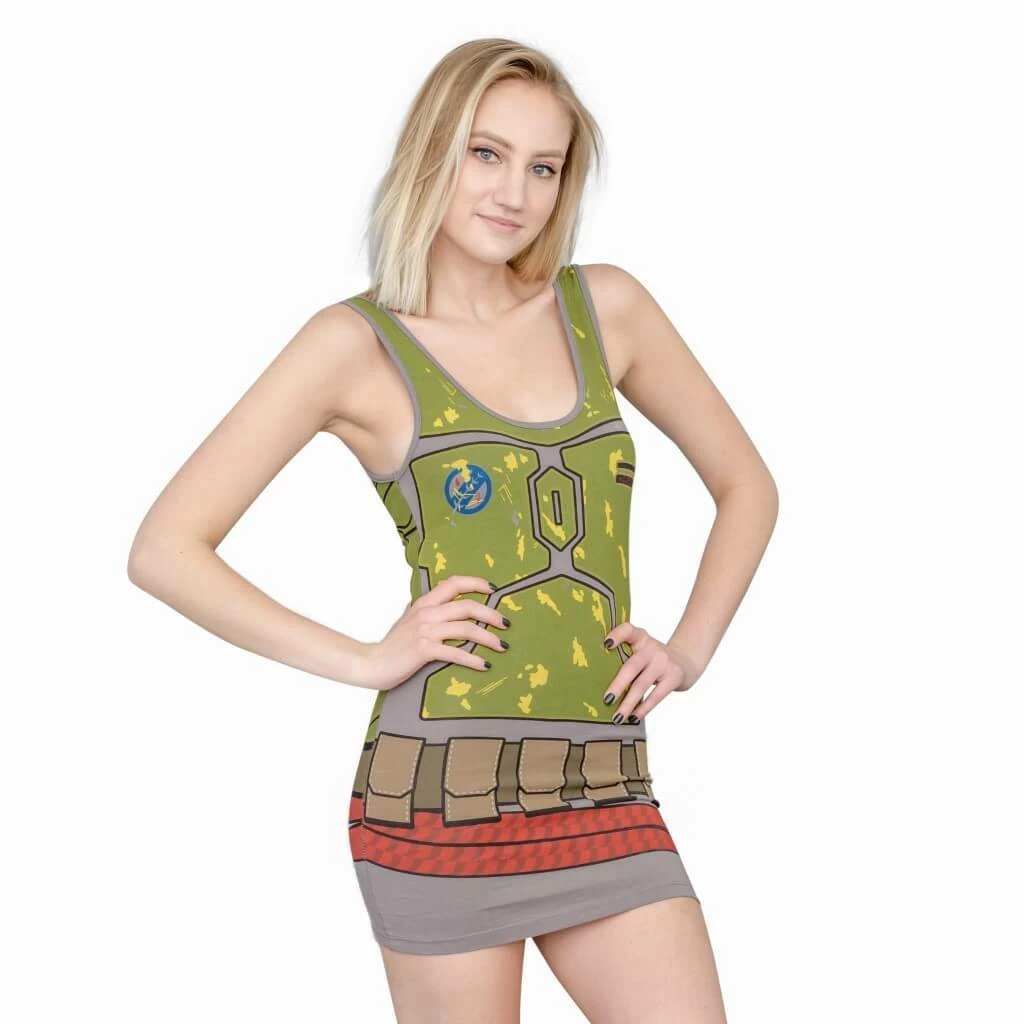 Mighty Fine Tank Tops I Am Boba Fett Costume Tank Top Shirt