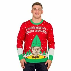 T-Line I'm Dreaming A Dwight Christmas Adult Ugly Sweater