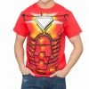 Mad Engine Iron Man Red Costume T-shirt Men's Shirts