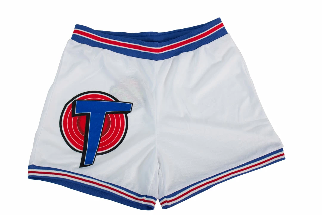 Freeze Space Jam Tune Squad White Basketball Shorts TV SHOWS