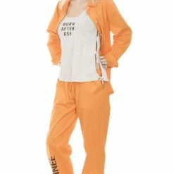 Underboss MOVIES Harley Quinn Detainee Costume Set