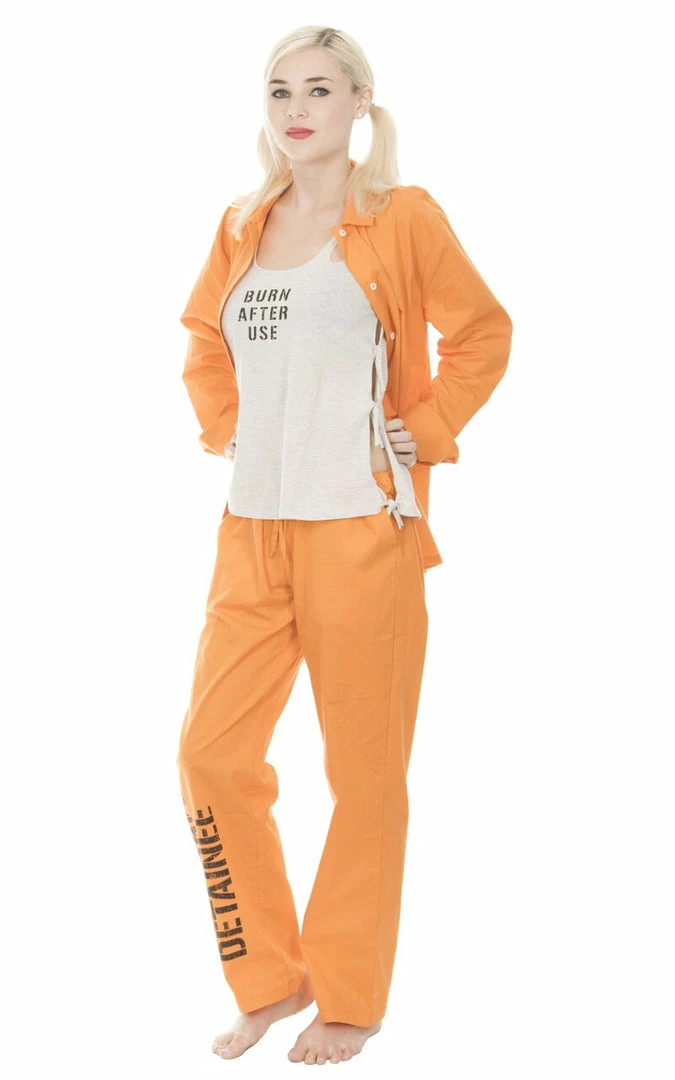 Underboss MOVIES Harley Quinn Detainee Costume Set 3 Underboss MOVIES Harley Quinn Detainee Costume Set