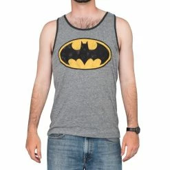 Tank Tops Junk Food DC Comics Batman Logo Tank