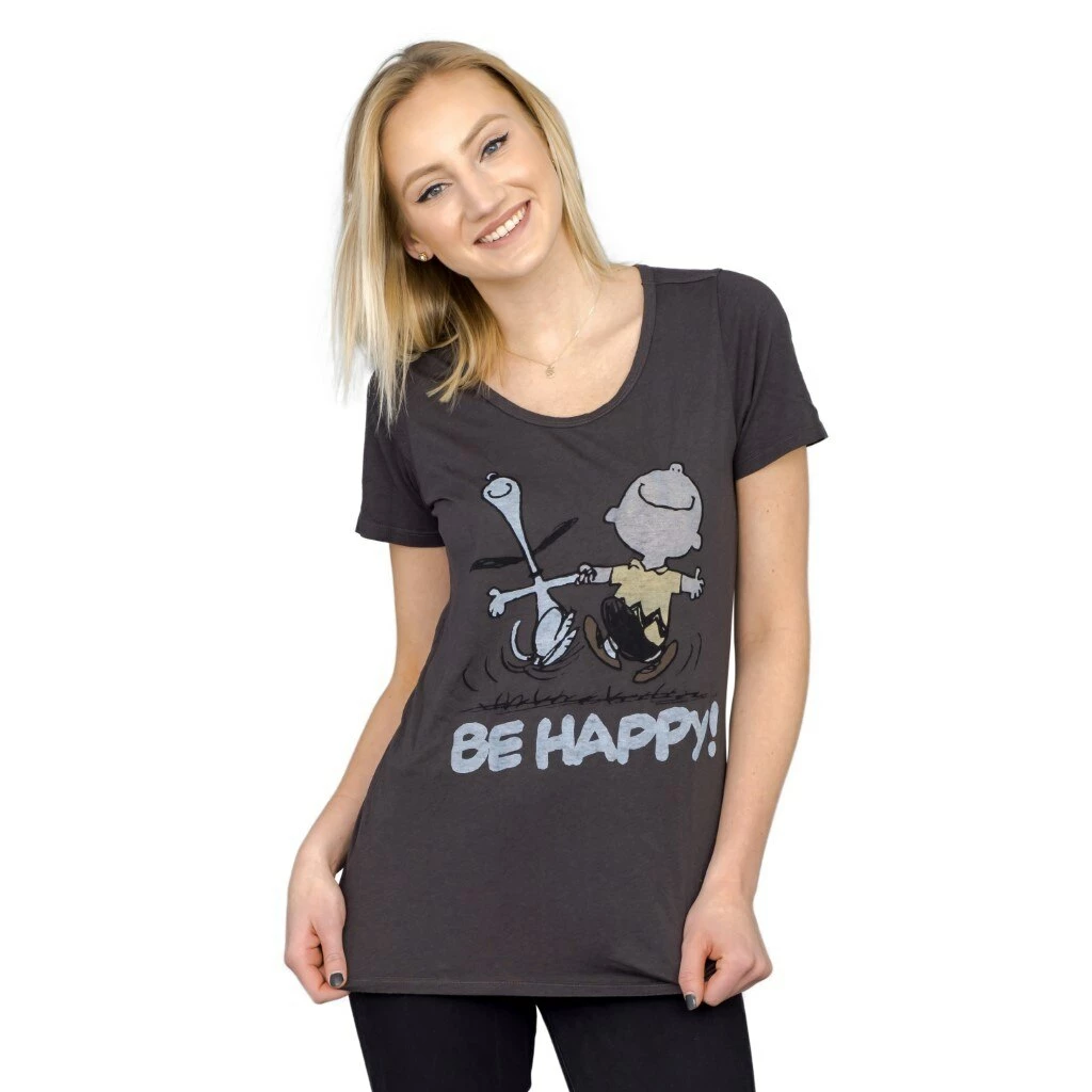 Junk Food Peanuts Be Happy T-Shirt Shirts / Tops 4 Junk Food Peanuts Be Happy T-Shirt Shirts / Tops