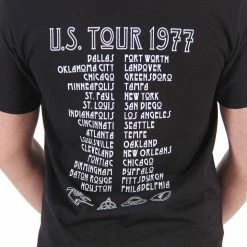Art Box Led Zeppelin 1977 American Tour Black T-shirt