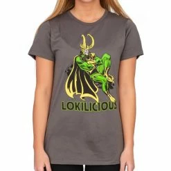 Mighty Fine Shirts / Tops Loki Kawaii Lokilicious T-Shirt