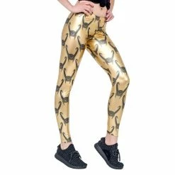 Mad Engine Loki All Over Helmet Print Leggings