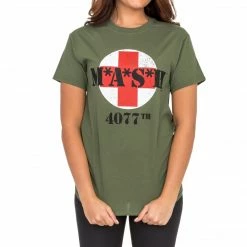 American Classics MASH 4077th Circle Army Green T-shirt