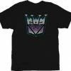 Mighty Fine Shirts / Tops Transformers Evil Decepticon Distressed T-Shirt