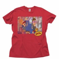 Junk Food Beavis And Butthead Wearing Glasses T-Shirt Shirts / Tops