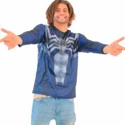Mad Engine Venom Symbiote Sublimated Adult LONG SLEEVE Costume T-Shirt Shirts / Tops