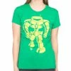 Ames Bros Shirts / Tops Man-Bot Vintage Graphic Green JUNIORS T-shirt