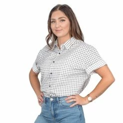 Costume Agent Marty McFly Halloween Costume Button Up Shirt