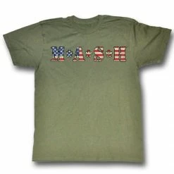 American Classics Mash American Flag Army Green T-shirt