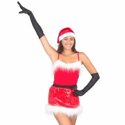 Costume Agent Mean Girls Jingle Bell Santa Claus Halloween Costume Set Women's Costumes