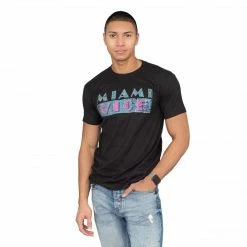 American Classics Action / Drama Miami Vice Black T-shirt
