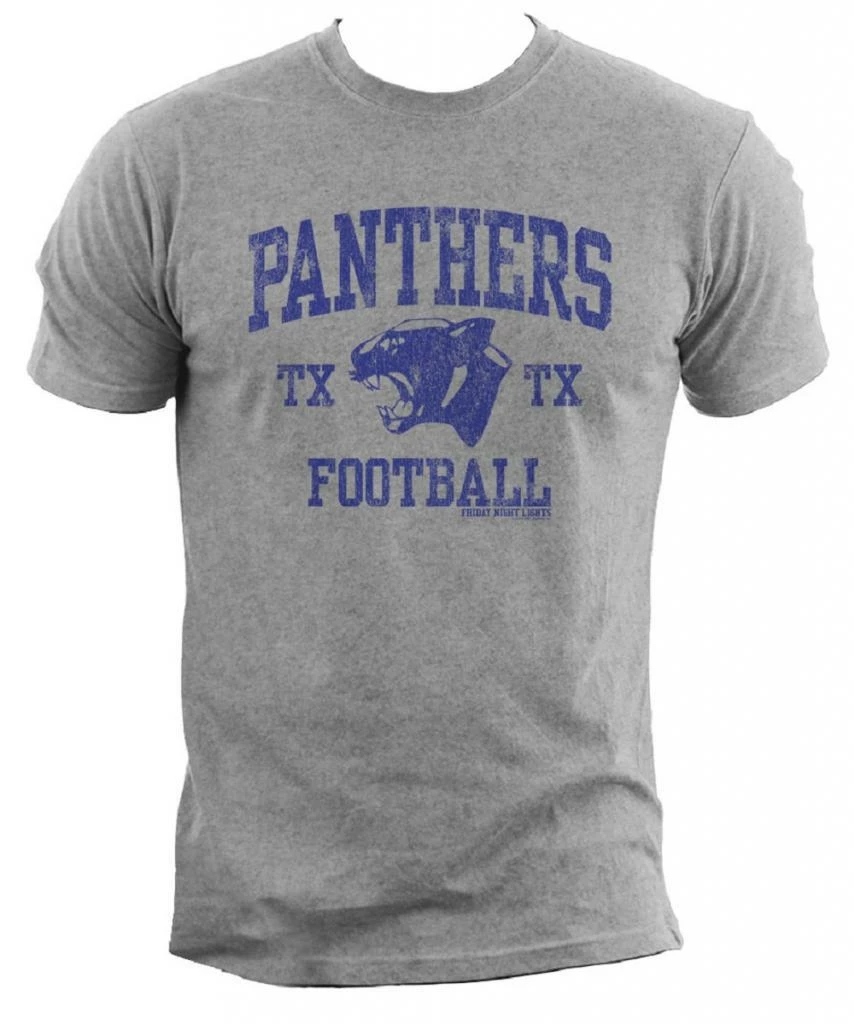Trevco Friday Night Lights Panther Arch Football T-Shirt 3 Trevco Friday Night Lights Panther Arch Football T-Shirt