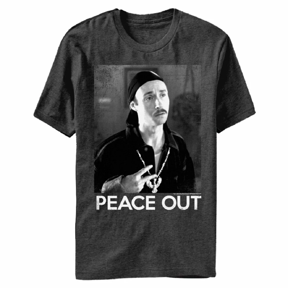 T-Line Napoleon Dynamite Kip Peace Out T-Shirt Classic Comedies 3 T-Line Napoleon Dynamite Kip Peace Out T-Shirt Classic Comedies