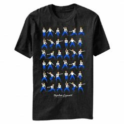 T-Line Napoleon Dynamite Dance Moves Adult Black T-Shirt