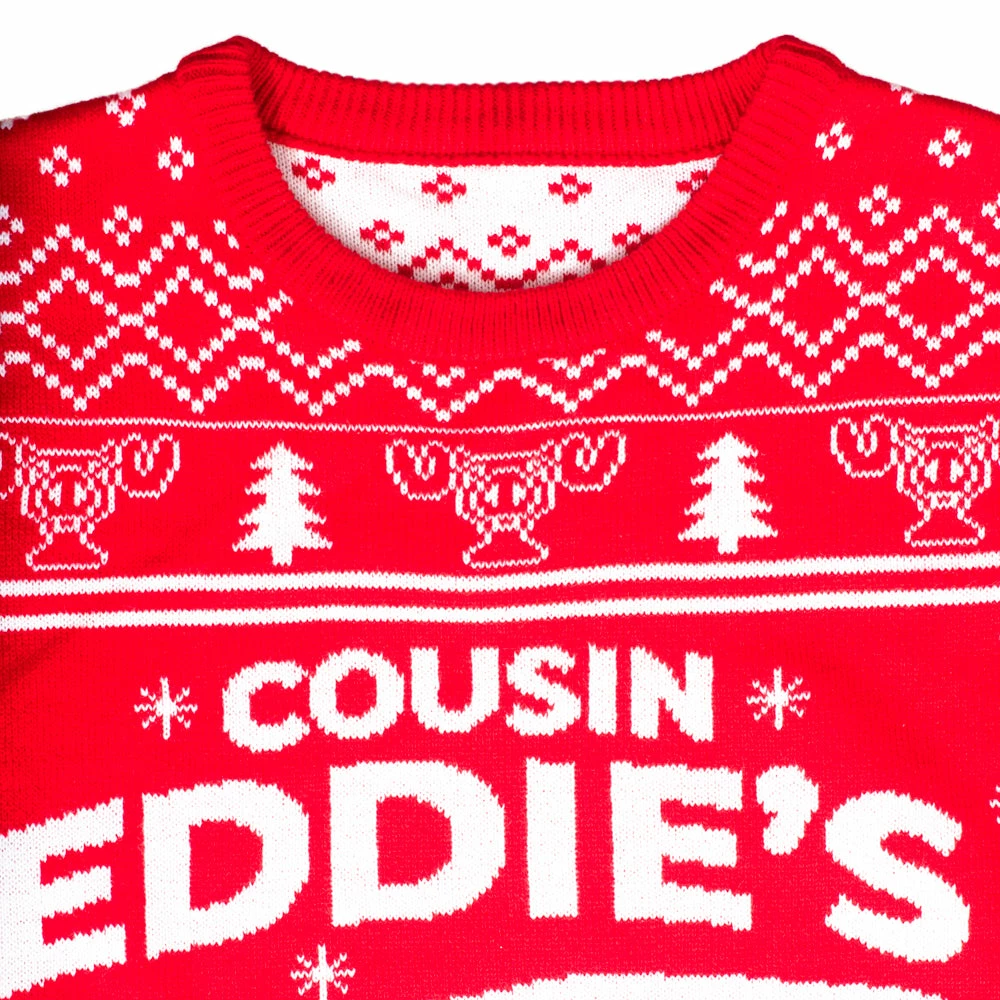 Costume Agent National Lampoon Christmas Vacation Red Eddies Ugly Christmas Sweater 6 Costume Agent National Lampoon Christmas Vacation Red Eddies Ugly Christmas Sweater