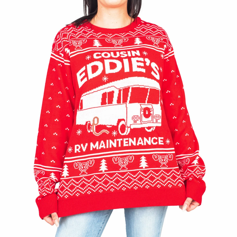 Costume Agent National Lampoon Christmas Vacation Red Eddies Ugly Christmas Sweater 3 Costume Agent National Lampoon Christmas Vacation Red Eddies Ugly Christmas Sweater