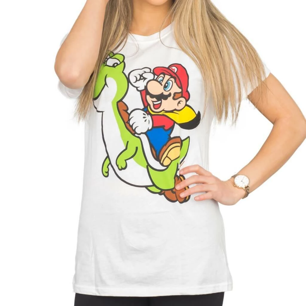 Fifth Sun GAMES Nintendo Super Mario Riding Yoshi T-shirt 3 Fifth Sun GAMES Nintendo Super Mario Riding Yoshi T-shirt