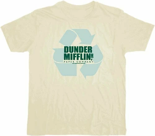 T-Line Dunder Mifflin Inc Recyling Paper Company T-shirt Comedy 3 T-Line Dunder Mifflin Inc Recyling Paper Company T-shirt Comedy