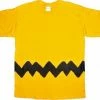 Art Box Peanuts Charlie Brown Costume Adult T-shirt 2 Art Box Peanuts Charlie Brown Costume Adult T-shirt