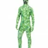 Morphsuits COSTUMES Adult Pixelated Green Monster Morphsuit Costume