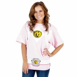 Mighty Fine Power Rangers Costume Adult T-Shirt Shirts / Tops