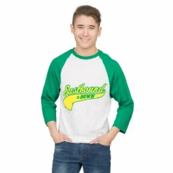 Ripple Junction Powers 55 Raglan Baseball Adult T-shirt Shirts / Tops
